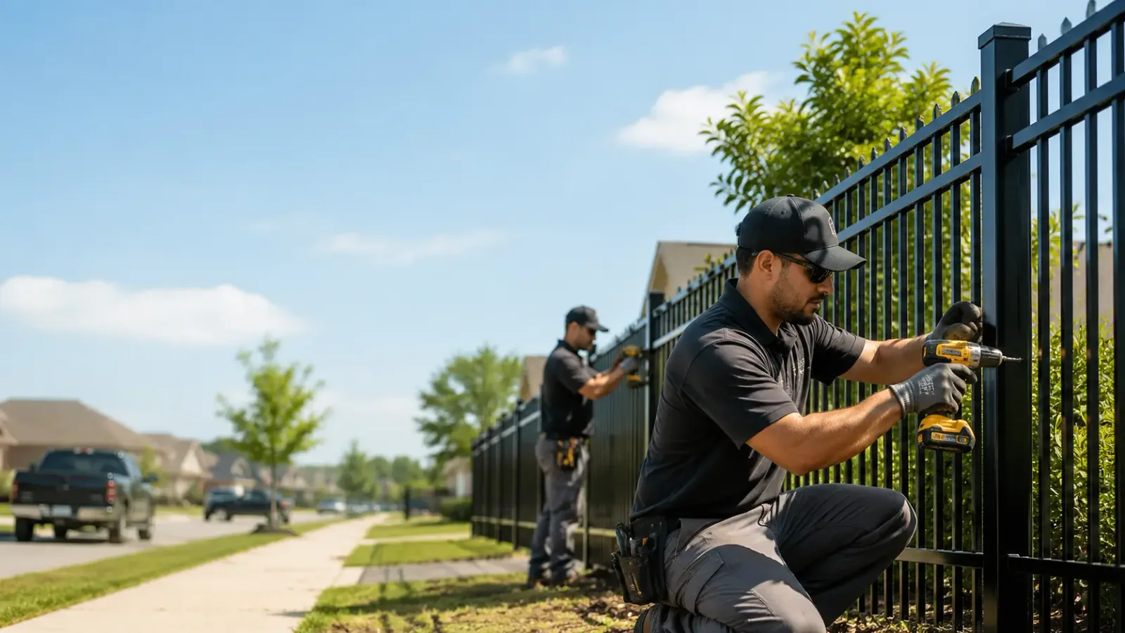 Metal Fence Installation in Annapolis, MD